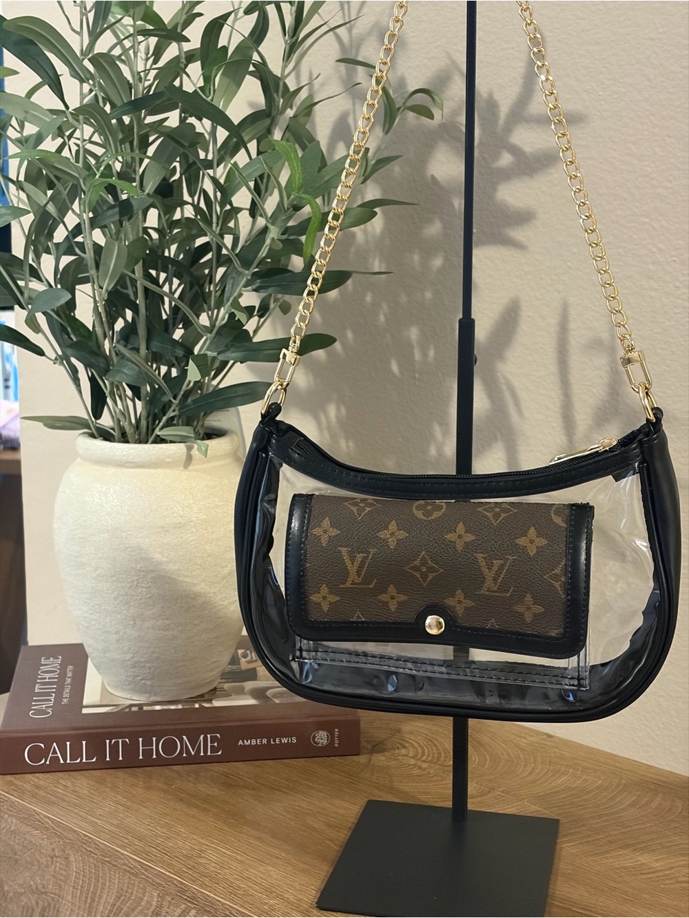 🇺🇸Custom Clear Stadium Bag Adjustable Crossbody Shoulder Purse PVC Concert